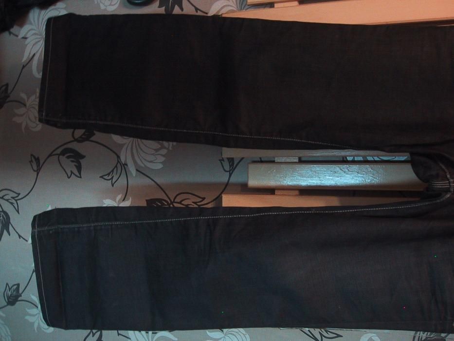 JACK & JONES.Spodnie czarne dżinsy,lakierowane.Pas.80cm.L.Wysyłka