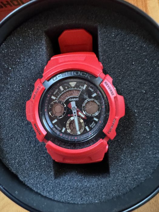Zegarek Casio G - shock AW-591RED-4A REDMAN COLLABORATION w pudełku