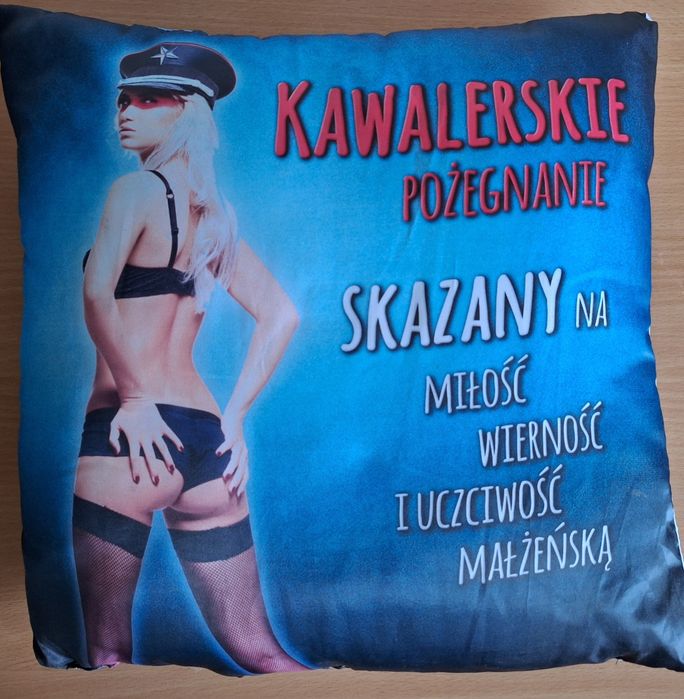 Śmieszna poduszka okolicznościowa
