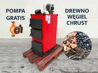 Kocioł PIEC 27kW na węgiel + drewno TRANSPORT, POMPA GRATIS