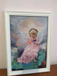 Картина з бісеру " Ангел"