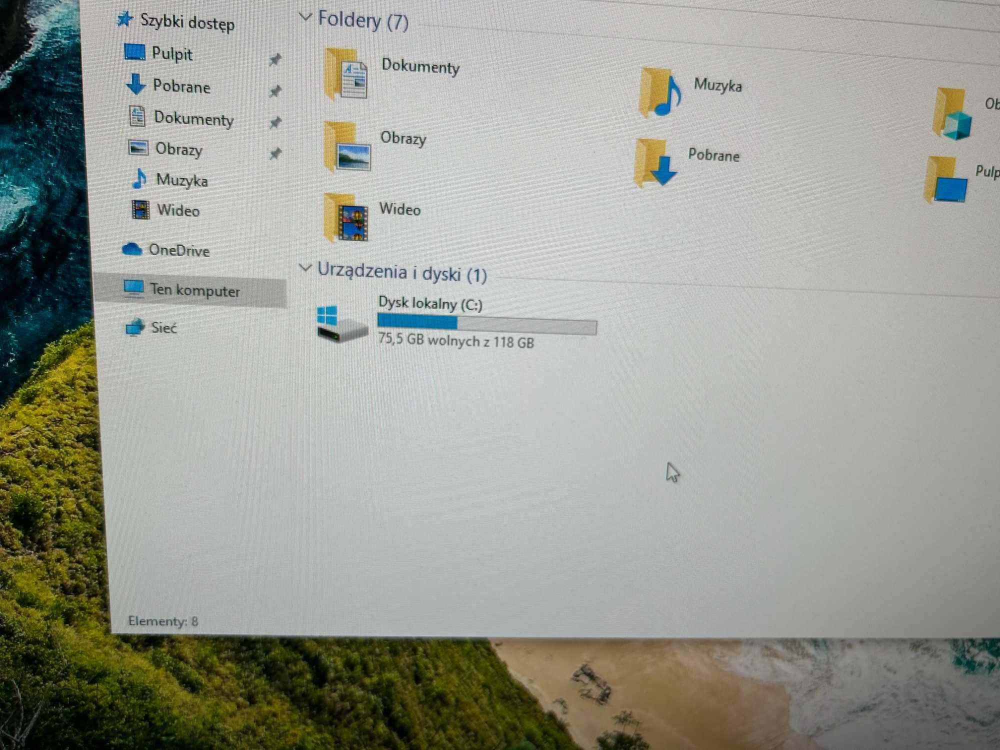 Bardzo ładny Komputer Dell optiplex 5050 mini/micro i3 8GB RAM 128SSD