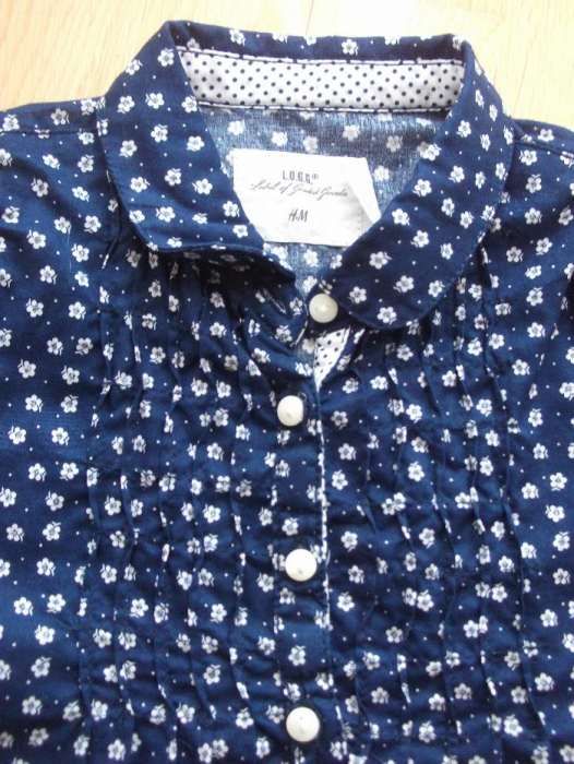 Camisa H&M 9-12m - Nova