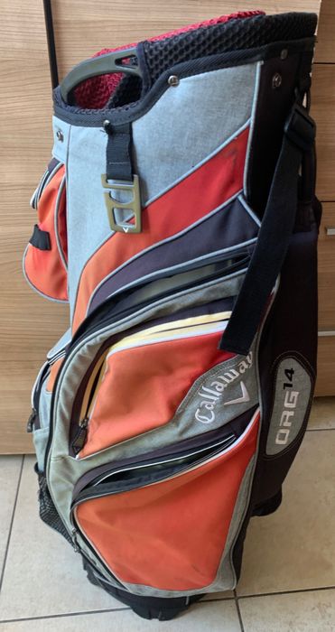 Torba golfowa do golfa CALLAWAY ORG 14 pasek 14 komorowa ŁADNY stan