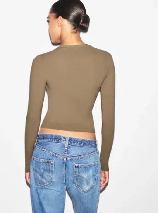 Новий оригінальний логслів SKIMS, Long sleeve Truflle, XS/S/M