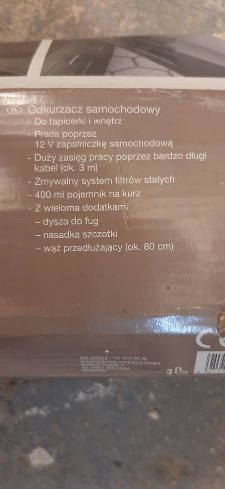 Odkurzacz samochodowy