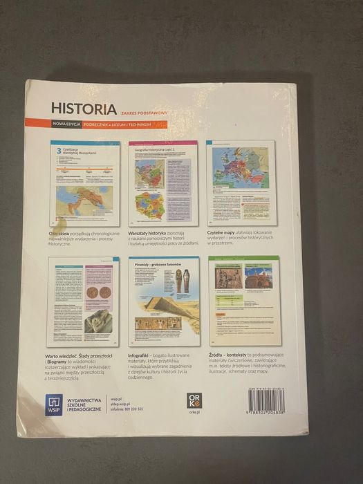Historia  1 WSip zakres podstawowy liceum