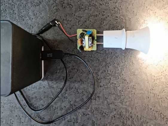 Новинка! Інвертор DC/AC мініатюрний модуль 40W з 5...12V на 220V