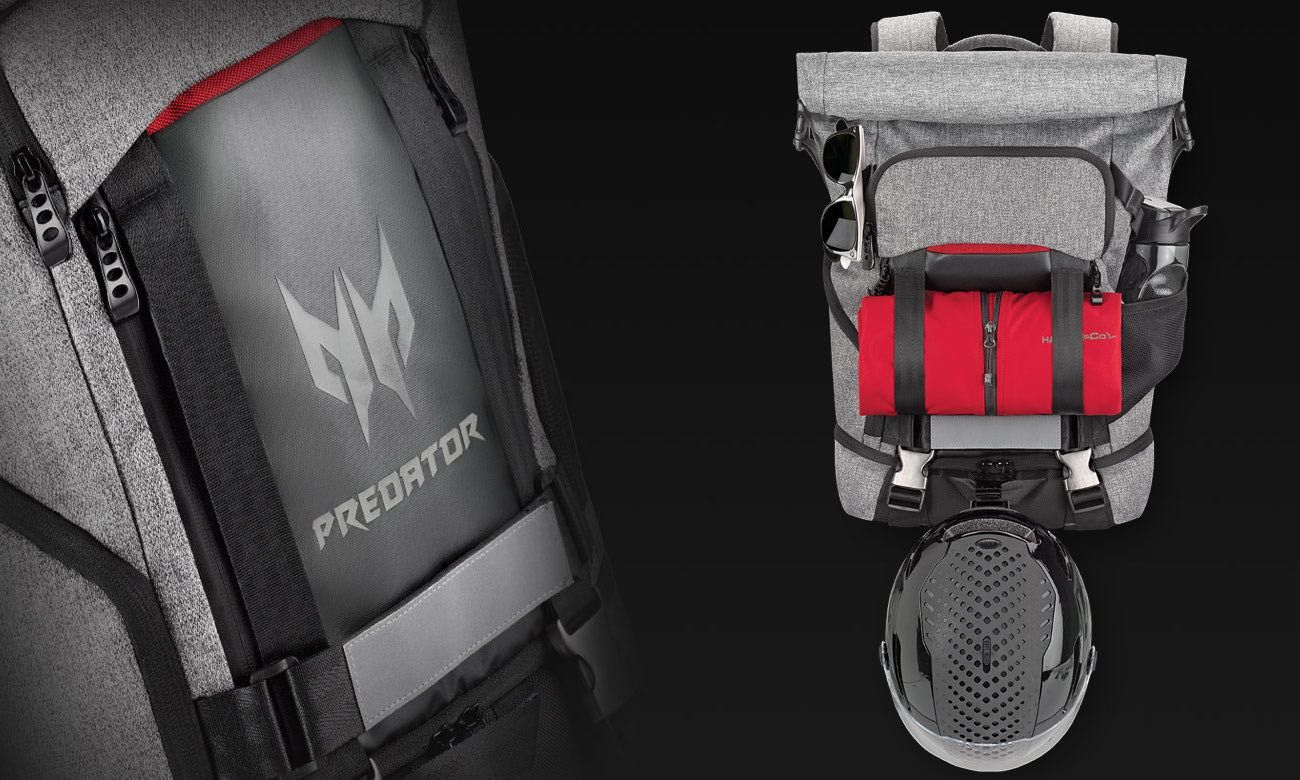 Plecak dla gracza na laptopa 15" Acer Predator Gaming Rolltop Backpack