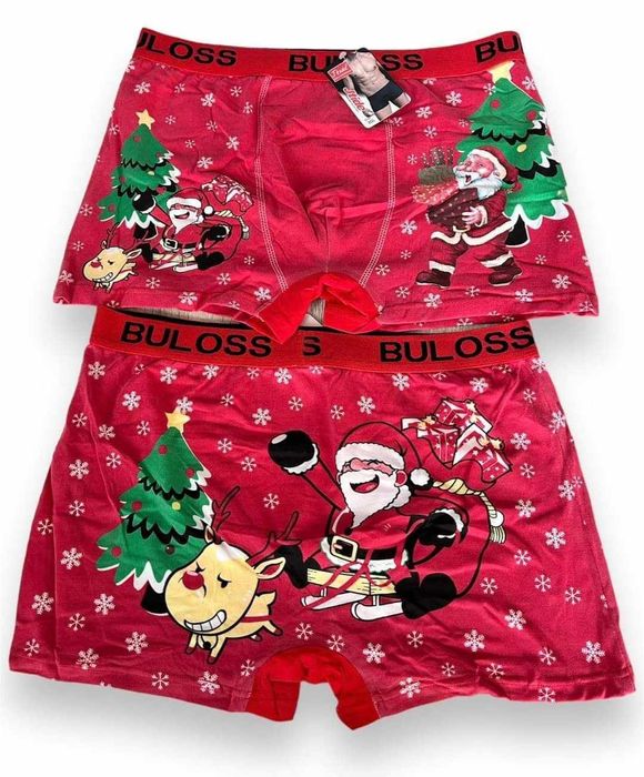 Bokserki męskie Świąteczne roz  m l xl xxl Nowe 1 parara