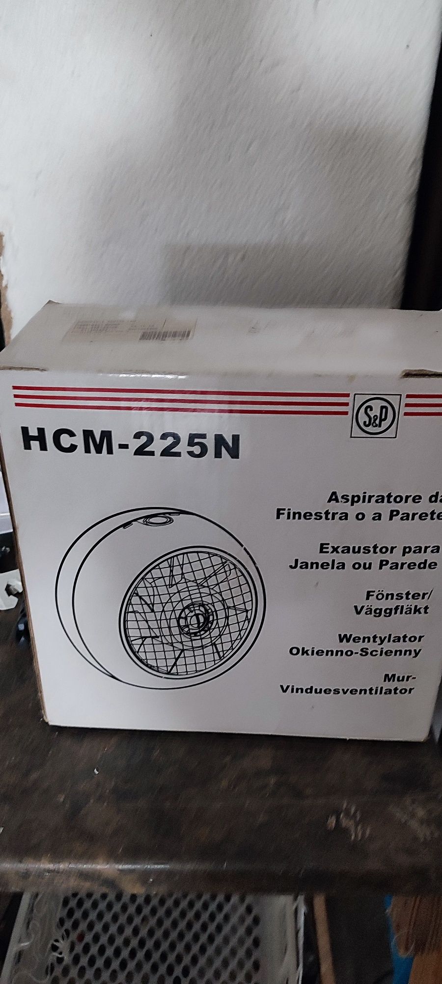 Ventilador Extrator Exaustor Fumos HCM 225 N