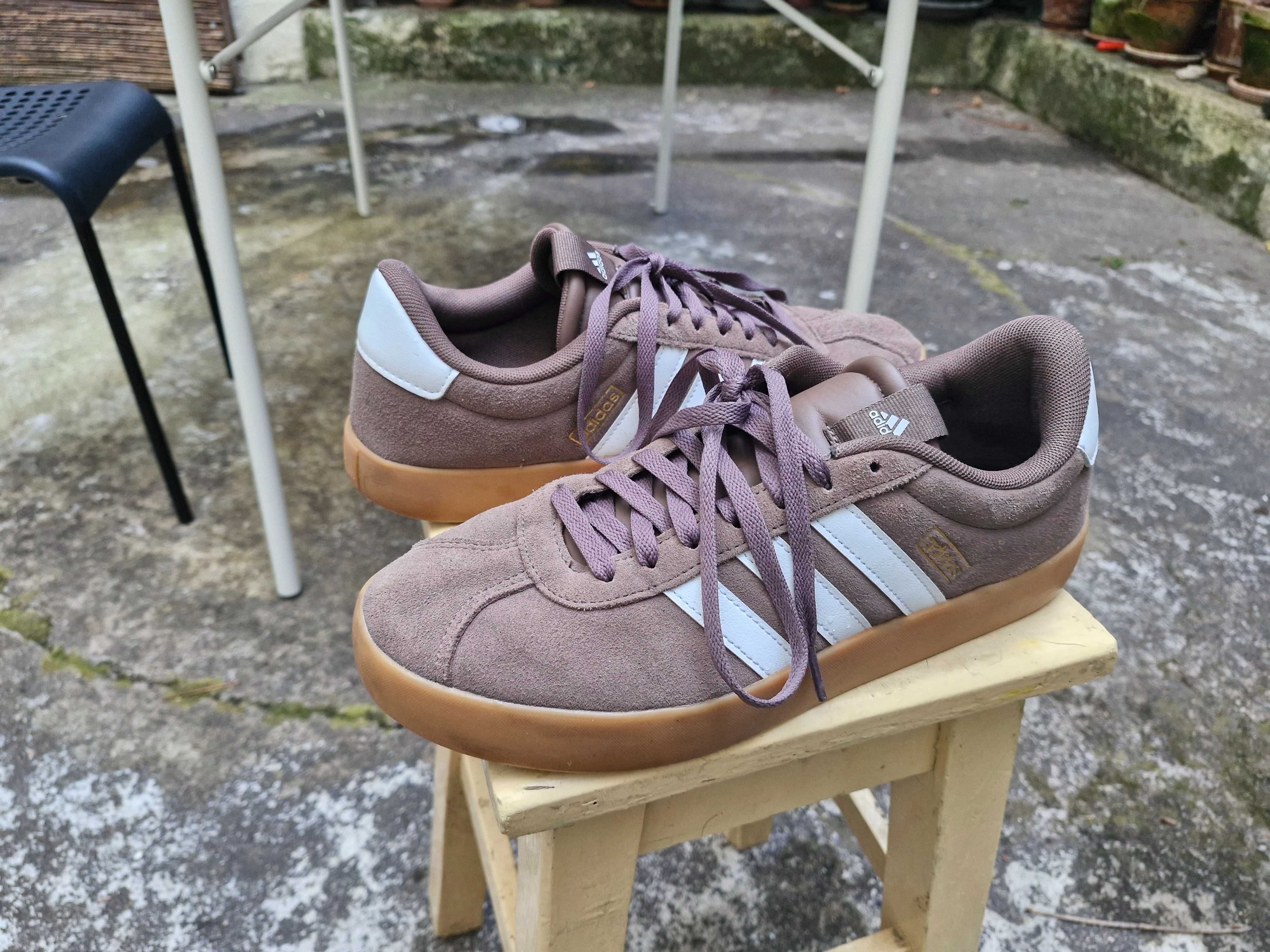 Sapatilhas ADIDAS VL Court 3.0_Castanhos