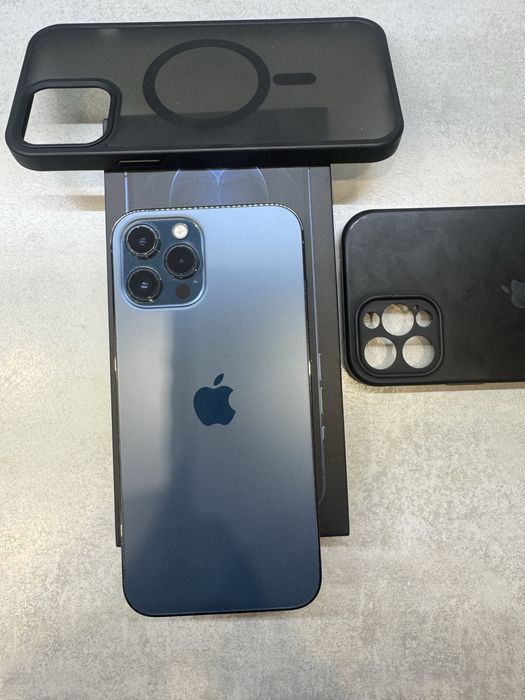 iPhone 12 pro max 256 Pacific Blue Neverlock +