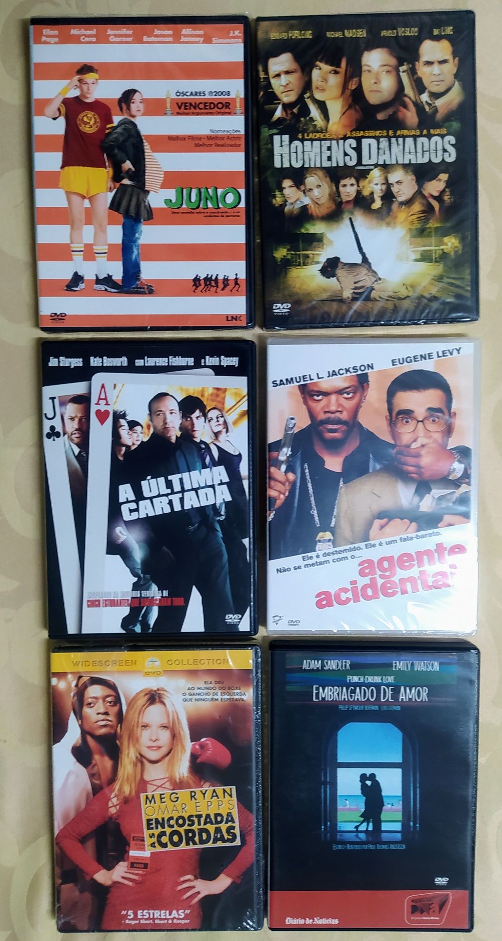 DVDs vários - em pack ou individual - preços variados