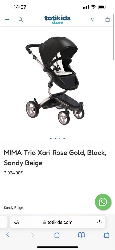 Carrinho Mima com acessorios
