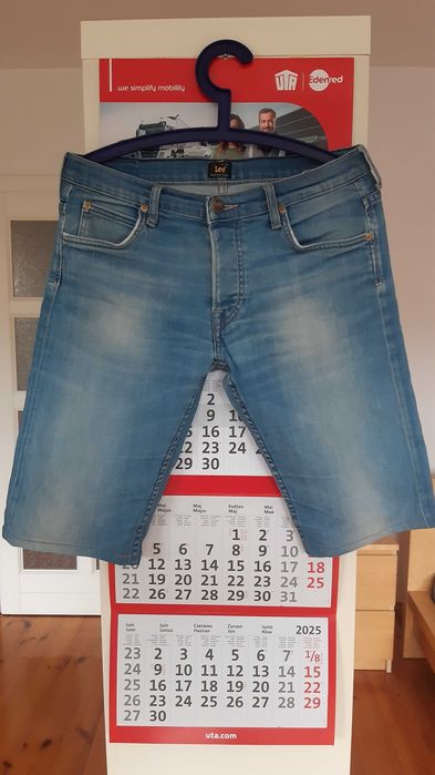 Shorty, krótkie spodenki Lee 32 Powell szerokosc 41 dlugosc 52