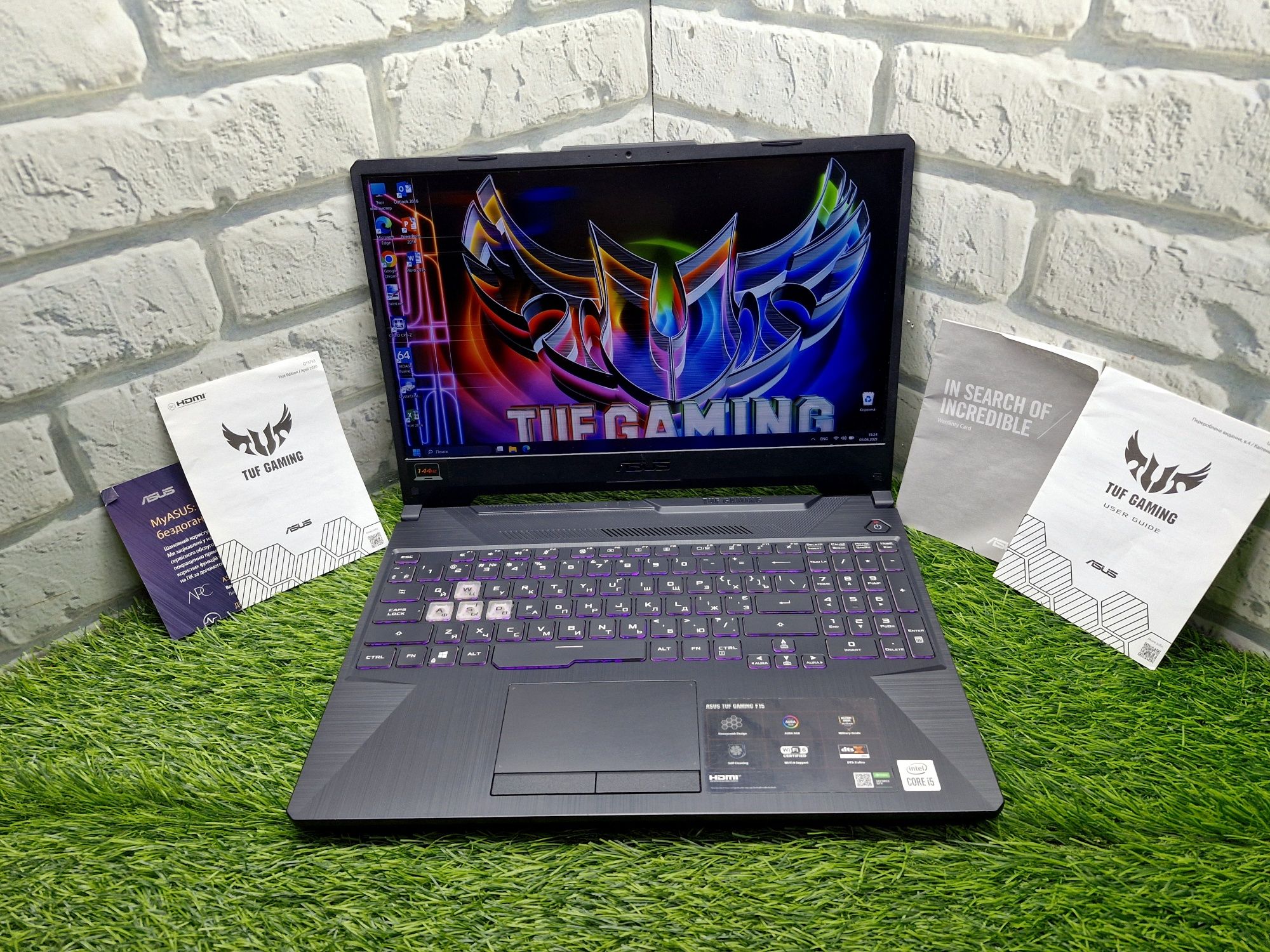 Магазин:Asus TUF Gaming/Core i5-10300H/8gb/500SSD/GTX 1650 4ГБ/Игровой