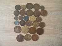 Duży zestaw starych monet od 1837 roku do roku 1945