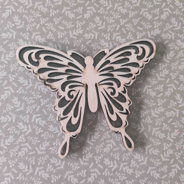 Drewniany Motyl Sklejka Scrapbooking Decoupage Kreatywna Zabawa MO2B