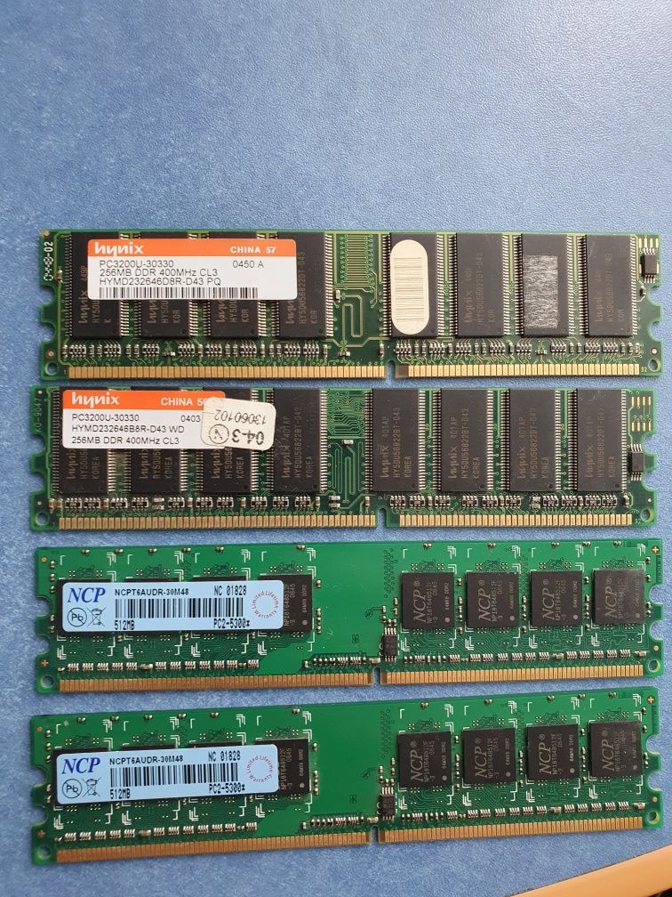 Оперативная память на 256-512- 1 Gb РС2 и 2 Gb РС3.  Kingston.
