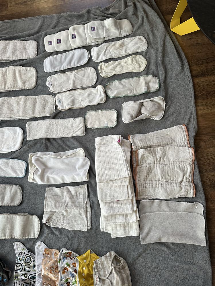 Wielki zestaw pieluch wielorazowych