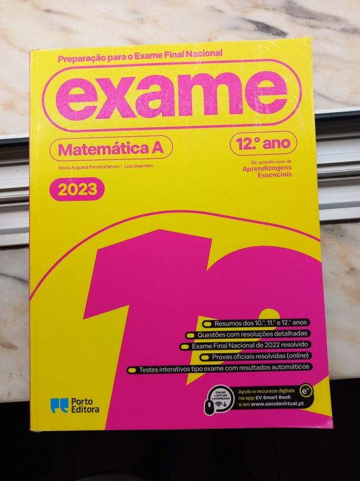 Preparação para o exame Final Nacional Matemática A 12°ano