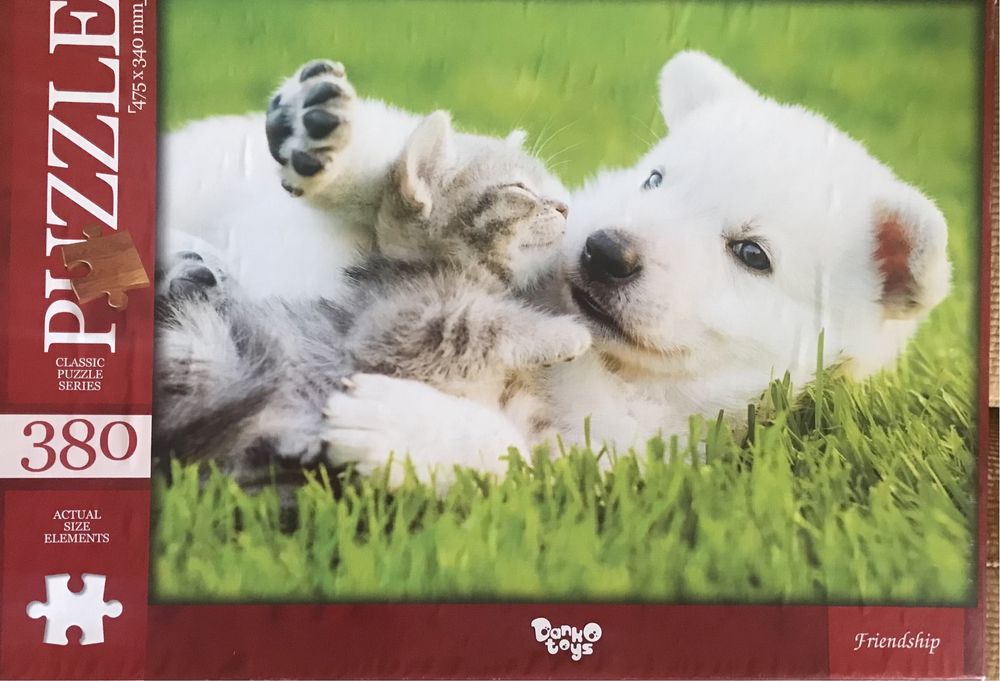 Пазли на 380 шт. на 4-6 -8-10 років