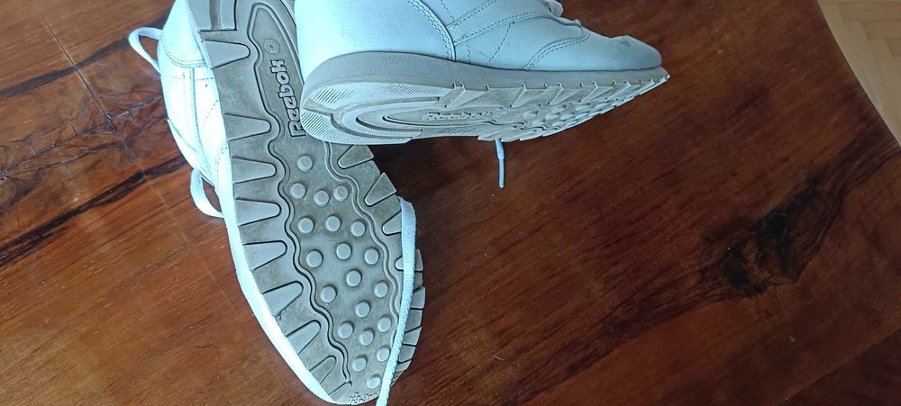 Buty sneakersy damskie/unisex Reebok Classic Leather(50151)r. 38 białe