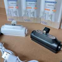 Портативний павербанк IOS Lightning / TypeC, 5000 мАг + ліхтарик