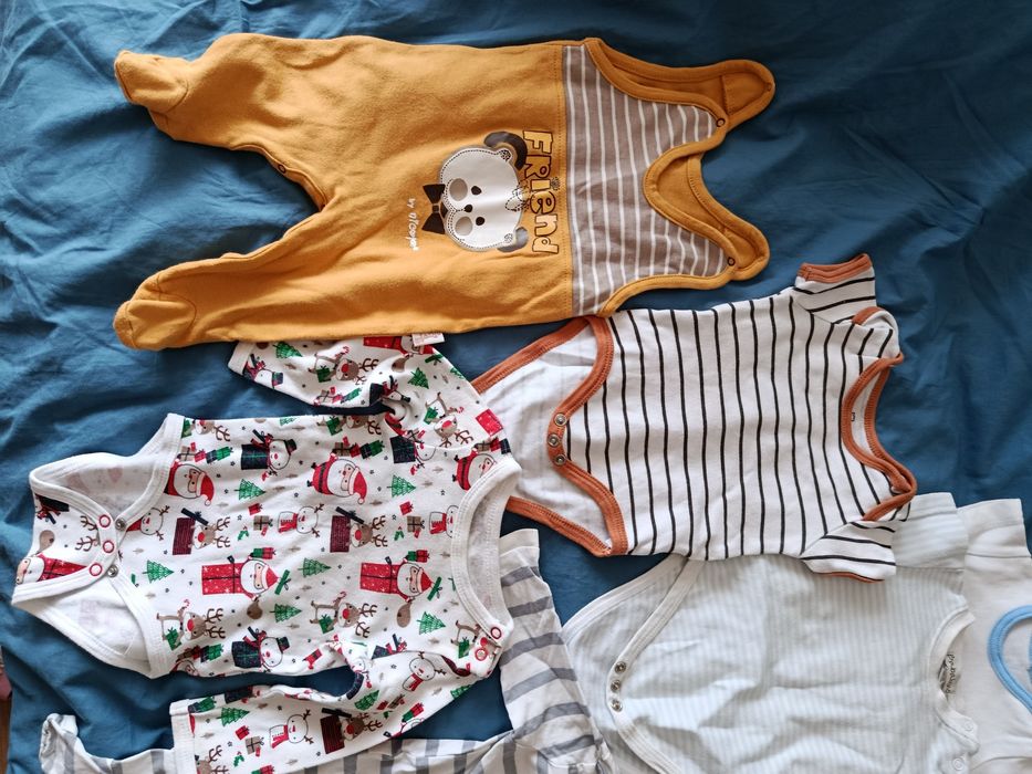 Paka dla chłopaka ubranka chłopięce, zestaw ubranek 56-74