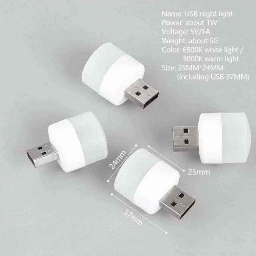 USB міні лампа портативна USB лампа резервне світло