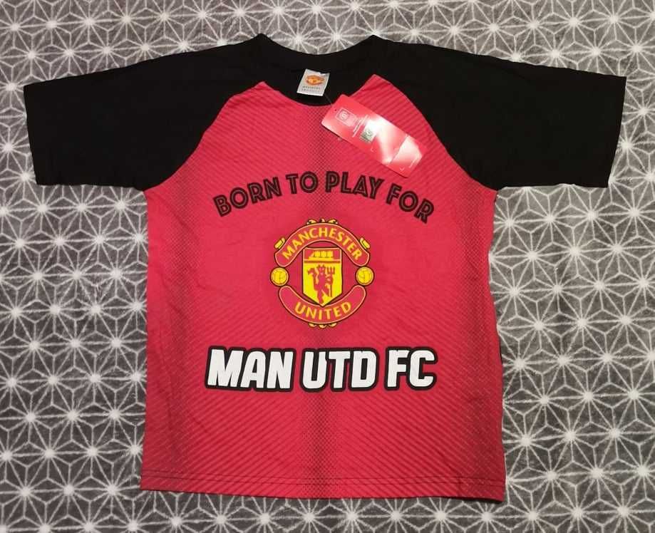 Fajna koszulka Manchester United t-shirt 8-9 lat 134 nowa metki