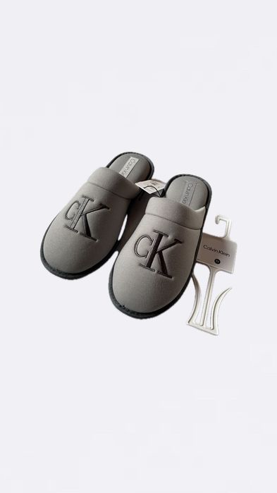 Домашние тапочки calvin klein (ck slipper)с америки 8us-12us (41-45EU)