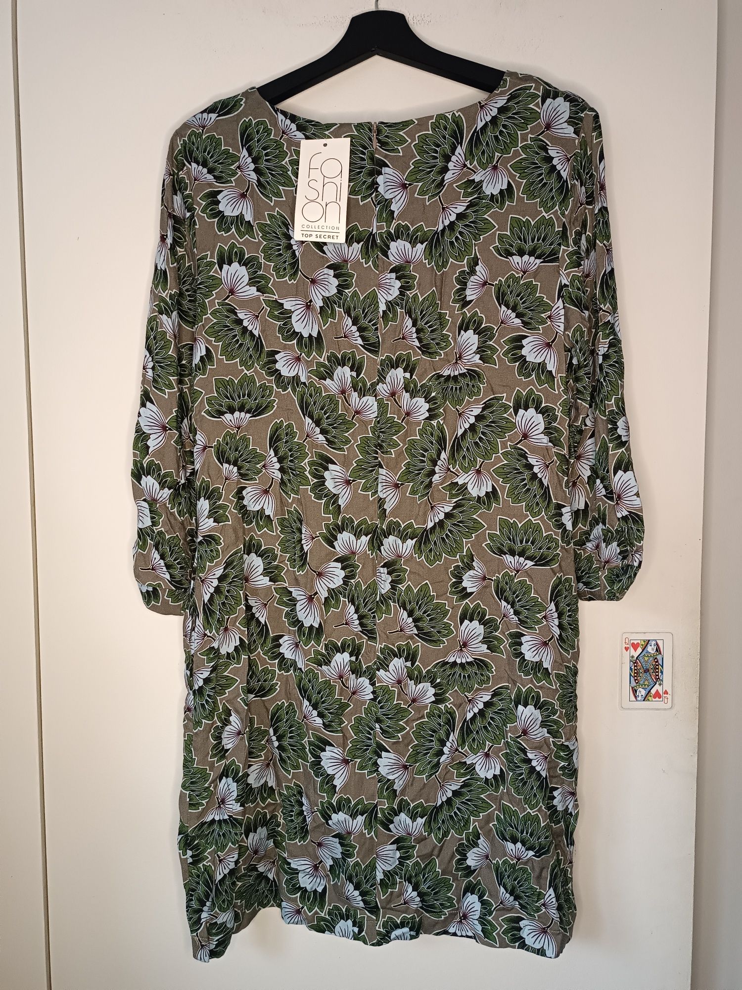 Sukienka midi Boho z kieszeniami top secret