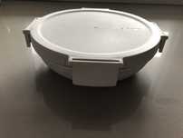 Pojemnik na lunch box miska Make & Take 1L nowy bez pudelka szary