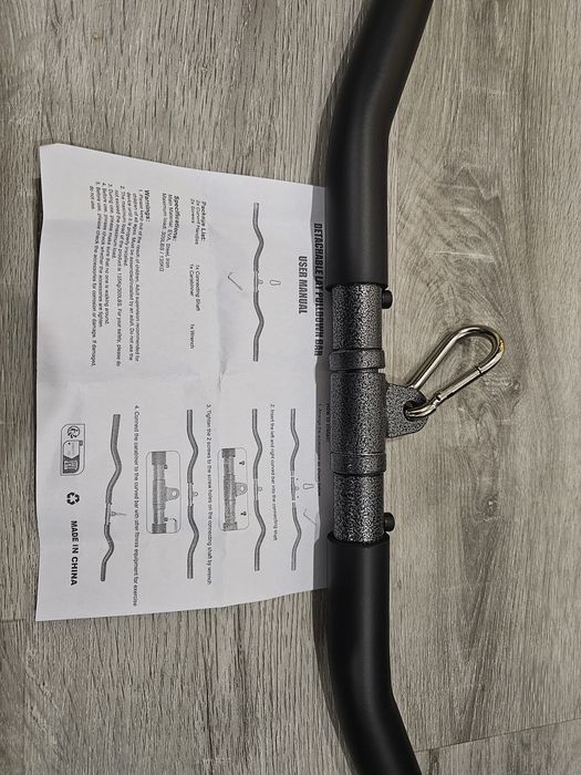 Barra ginásio multiusos/ DETACHABLE LAT PULLDOWN BAR