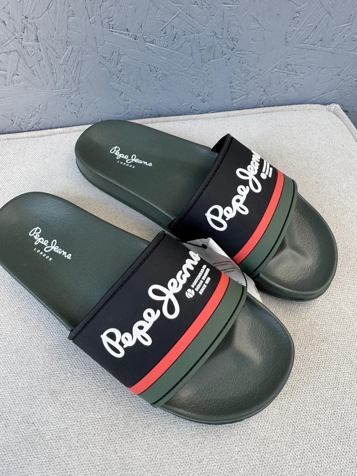 Nowe klapki unisex PEPE JEANS LONDON czarne 41