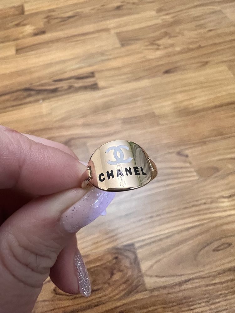 Золотое кольцо Chanel размер 17 красное золото 585 проба