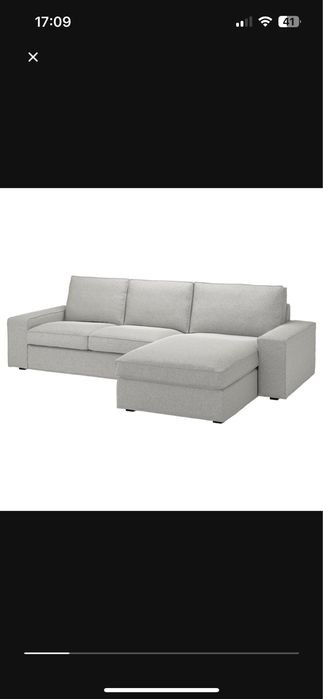 Sofá Kivik c/ chaise longue