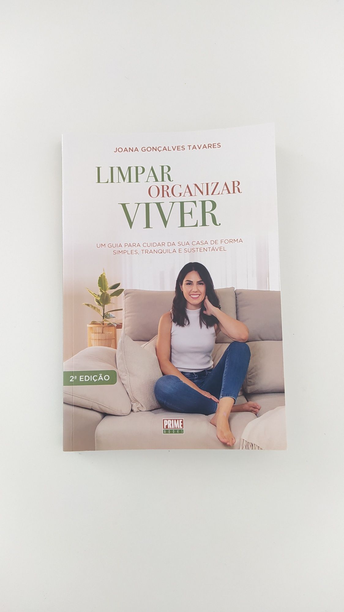 Livro Limpar, organizar, viver Joana Tavares  OFEREÇO PORTES