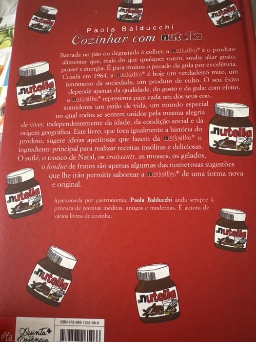 Livro Cozinhar com Nutella