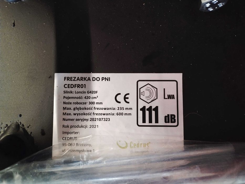 Frezarka do pni Cedrus FR01