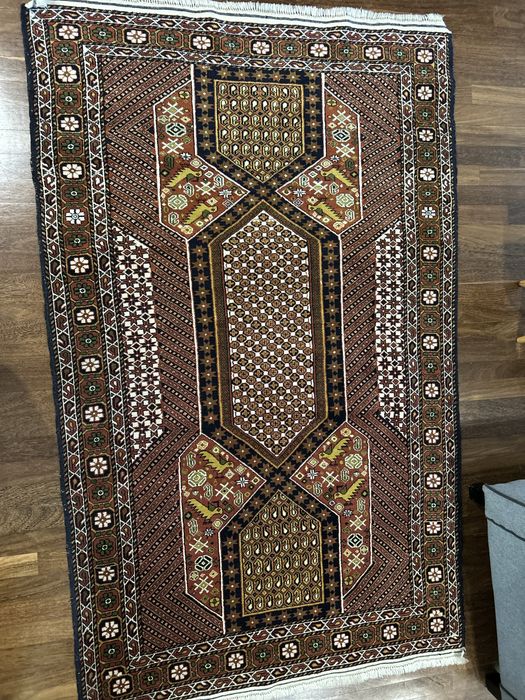 Tapete Persa, original em pura lã feito à mao, lavado, 190x115