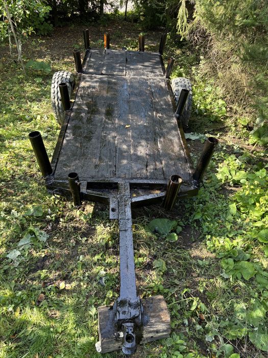 Przyczepa na domek lub saune mobilną