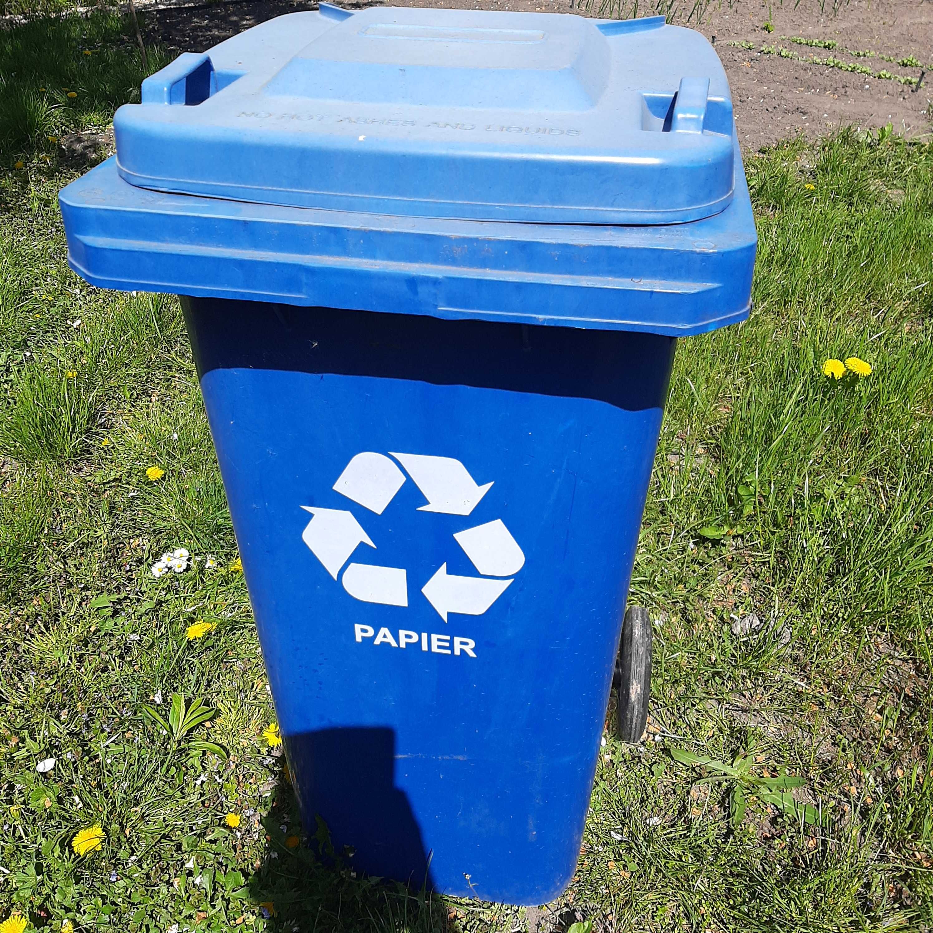 pojemnik, kubeł, kontener, kosz na papier 120l