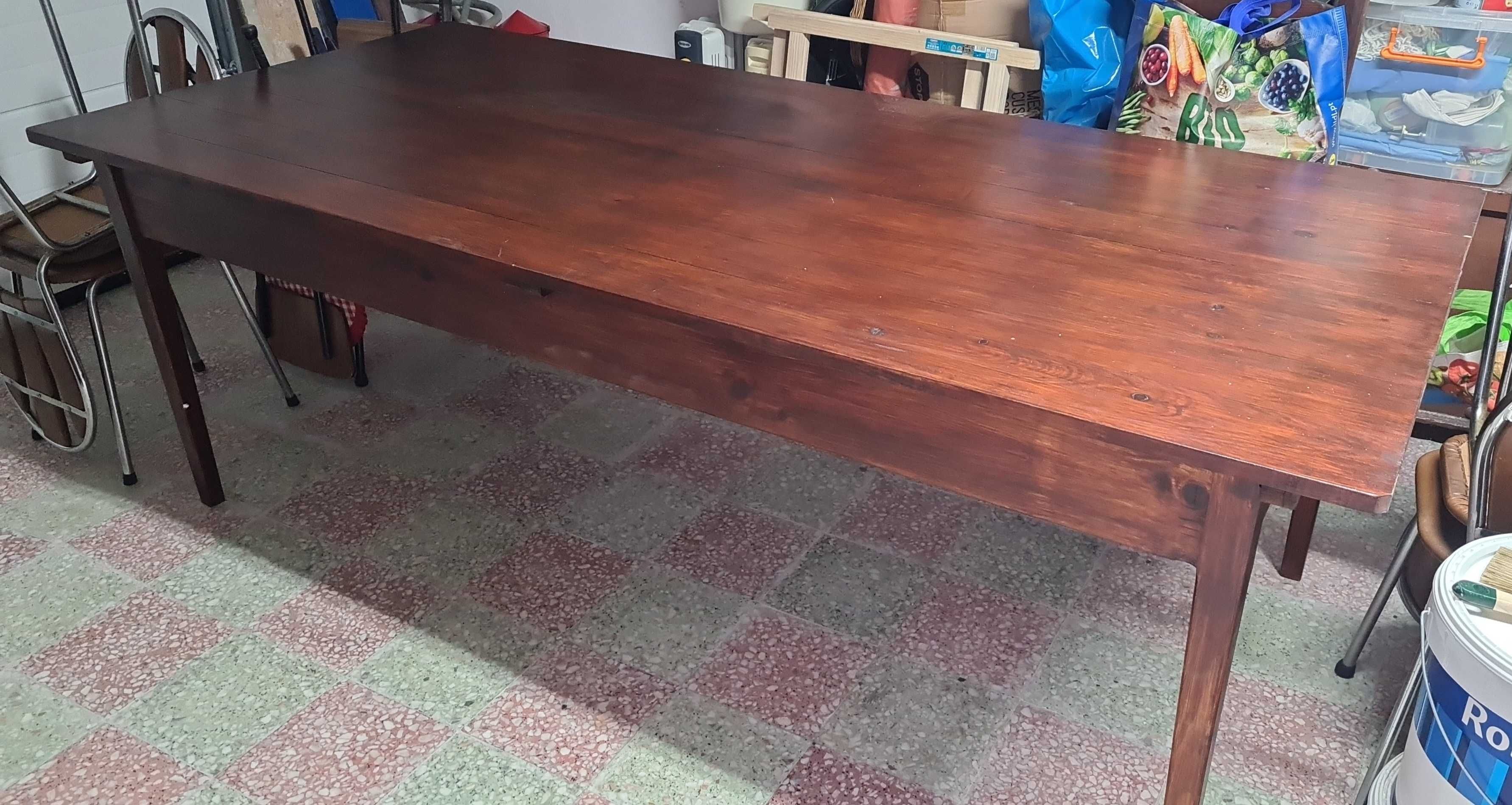 Mesa madeira 220×100