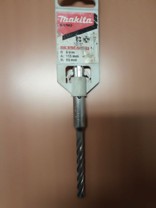 Broca Makita B-57962 de martelo 6 mm Comprimento total 115
