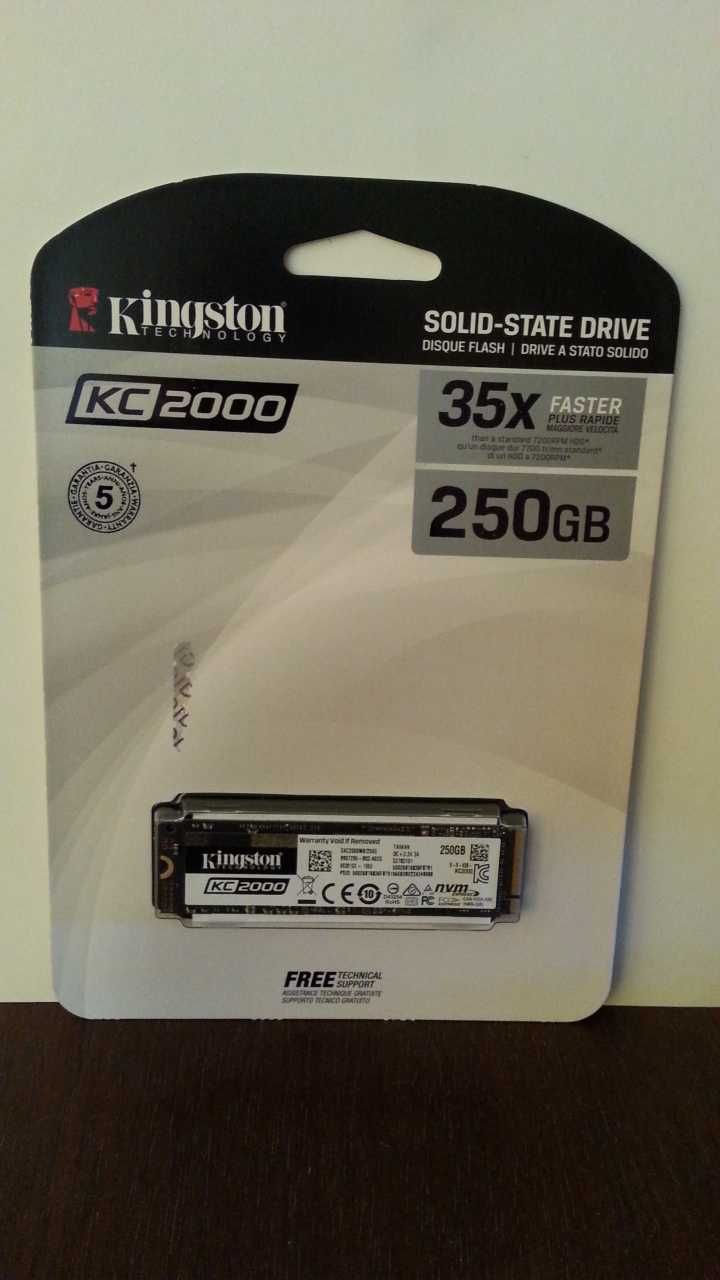 SSD накопитель M.2 Kingston KC2000 250GB-новый