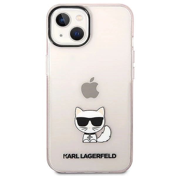 Etui Karl Lagerfeld Transparent Choupette Body na iPhone 14 Plus / 15