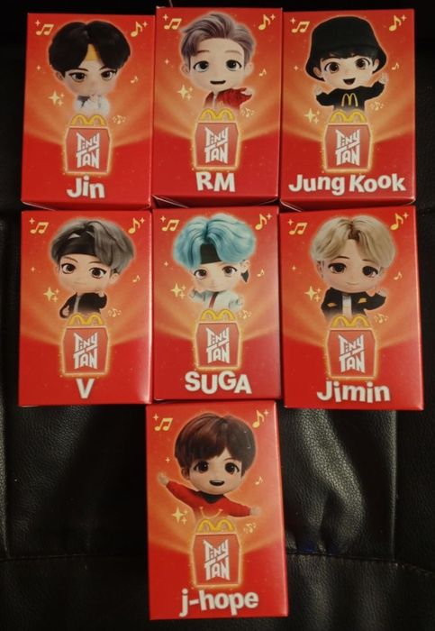 BTS  макдональдс колекція 7шт